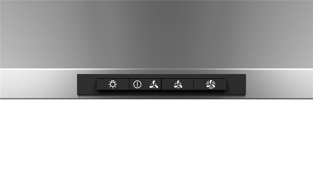 Encontraproduto.com.br - Coifa de Parede Brastemp 60 cm Inox piramidal 4 bocas com duplo filtro - BAI60BR