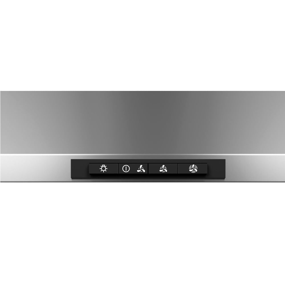 Encontraproduto.com.br - Coifa de Parede Brastemp 90 cm Inox piramidal 5 e 6 bocas com duplo filtro - BAI91BR