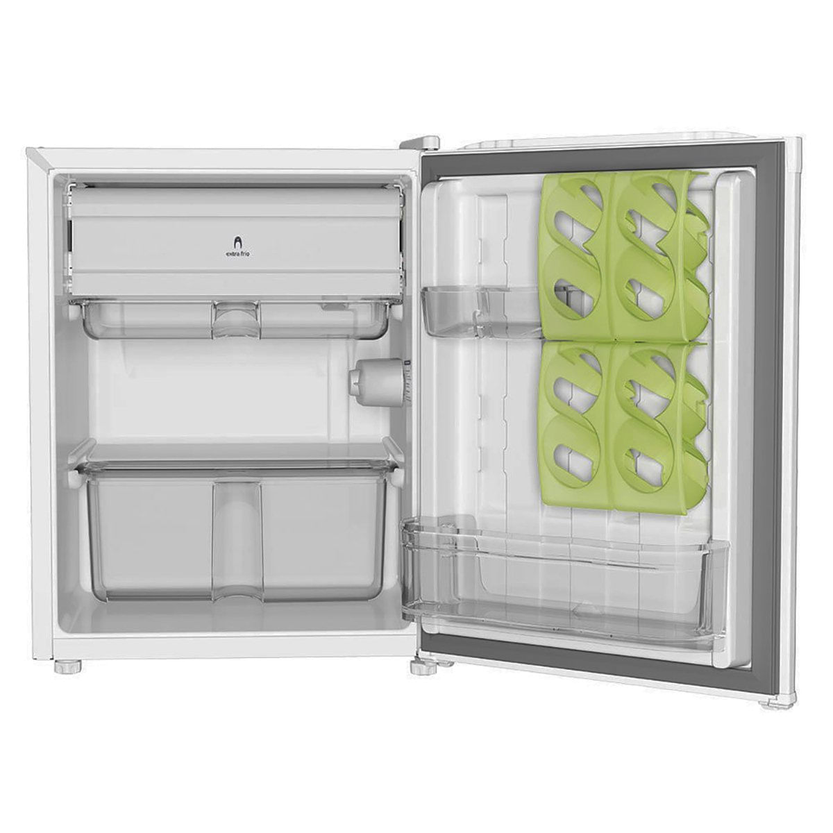 Encontraproduto.com.br - Frigobar Consul 76 Litros com Gaveta Multiuso Branco CRC08CB - 127 Volts