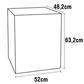 Encontraproduto.com.br - Frigobar Consul 76 Litros com Gaveta Multiuso Branco CRC08CB - 127 Volts