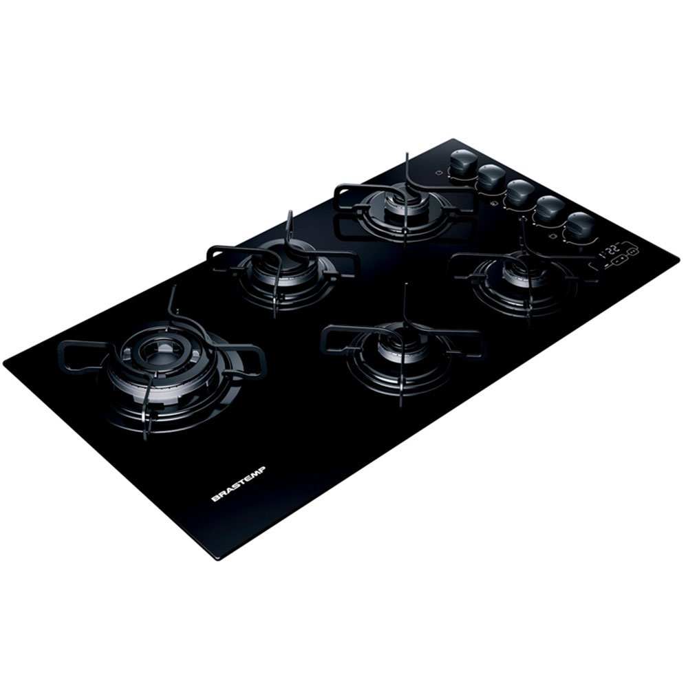 Encontraproduto.com.br - Cooktop 5 bocas Brastemp com quadrichama e timer touch - Outlet - BDT85AE_OUT