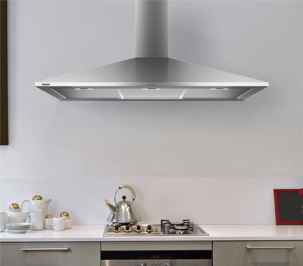 Encontraproduto.com.br - Coifa de Parede Consul 90cm Piramidal Duplo Filtro Inox CA090BR