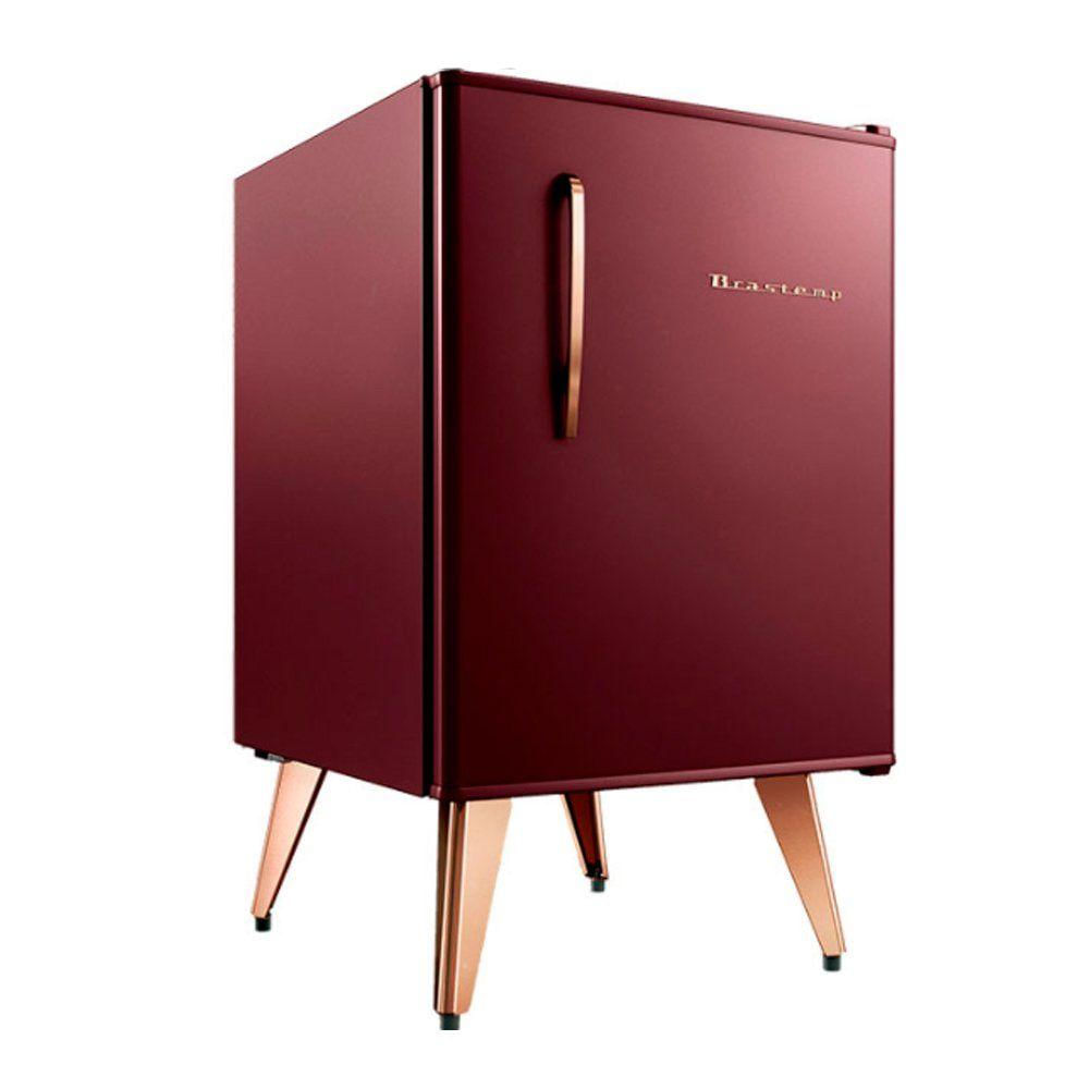 Frigobar Brastemp Retrô 76 Litros Marsala BRA08BG – 220 Volts