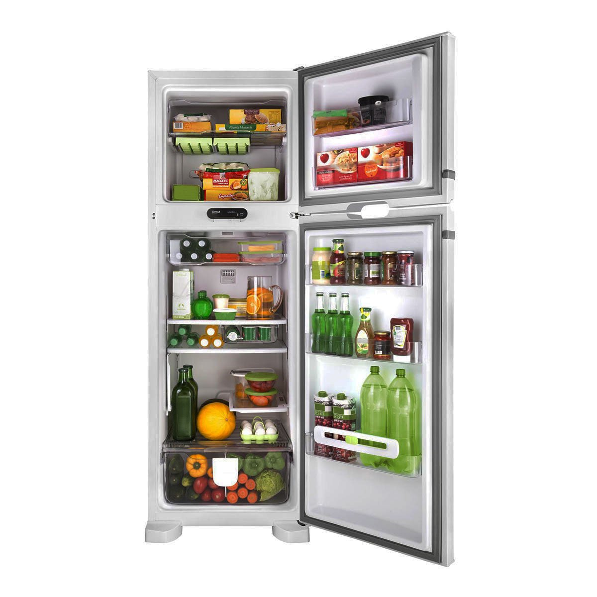Encontraproduto.com.br - Refrigerador Consul 386 litros duplex Frost Free 127 Volts Classe A Branco