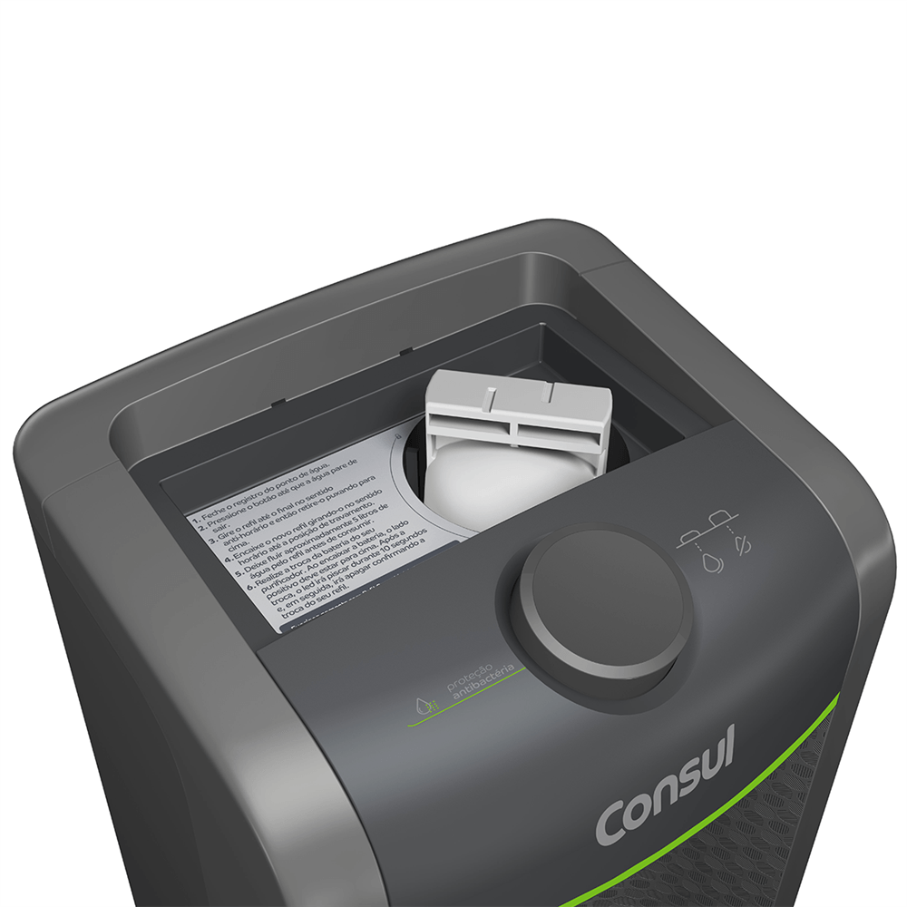 Encontraproduto.com.br - Purificador de Água Consul Compacto Cinza CPC31AF