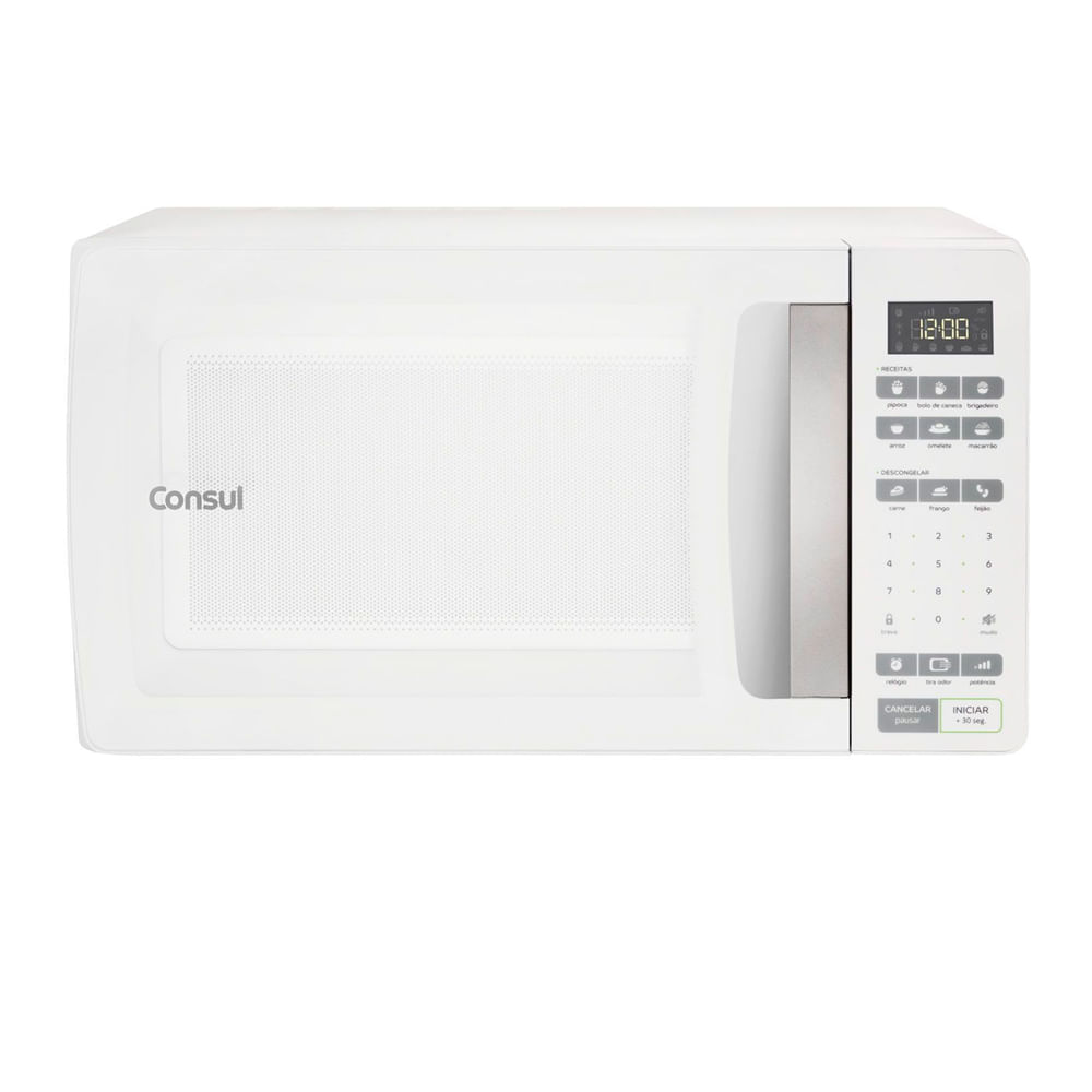 Encontraproduto.com.br - Microondas Consul 32 Litros Com Função Descongelar Branco - CMS45AB