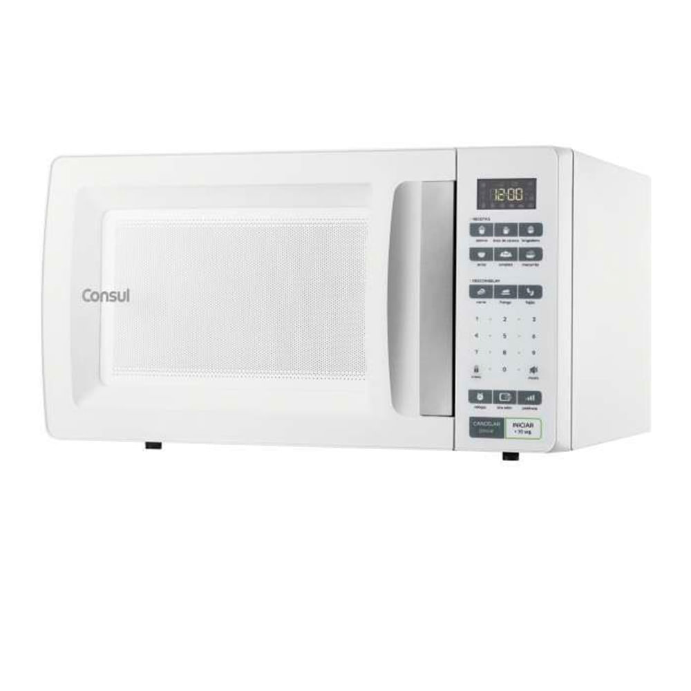 Encontraproduto.com.br - Microondas Consul 32 Litros Com Função Descongelar Branco - CMS45AB