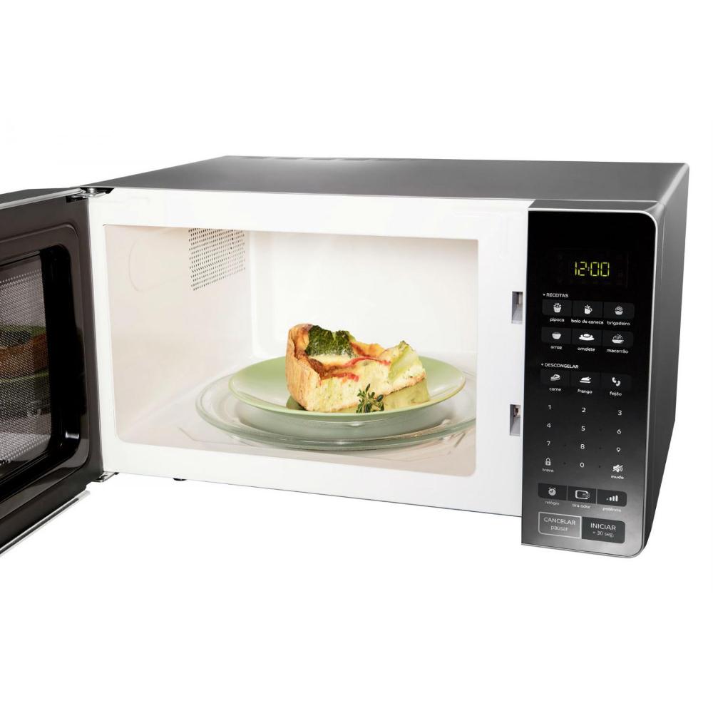 Encontraproduto.com.br - Microondas Consul 32 Litros Espelhado Com Função Descongelar Inox - CMS45AR