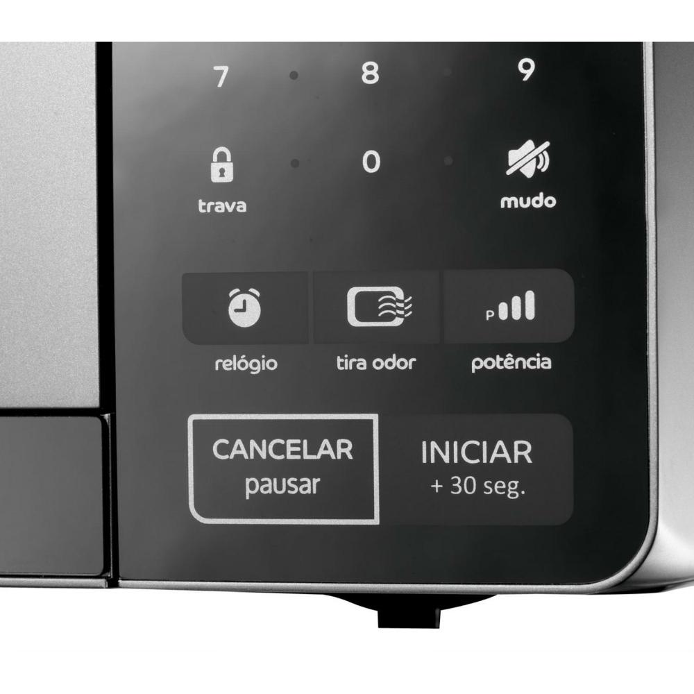 Encontraproduto.com.br - Microondas Consul 32 Litros Espelhado Com Função Descongelar Inox - CMS45AR