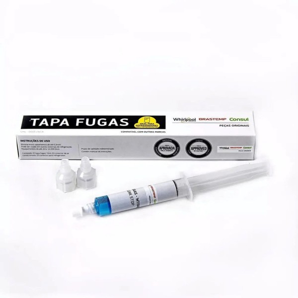 Encontraproduto.com.br - Tapa Fugas para Refrigerador Brastemp 12ml