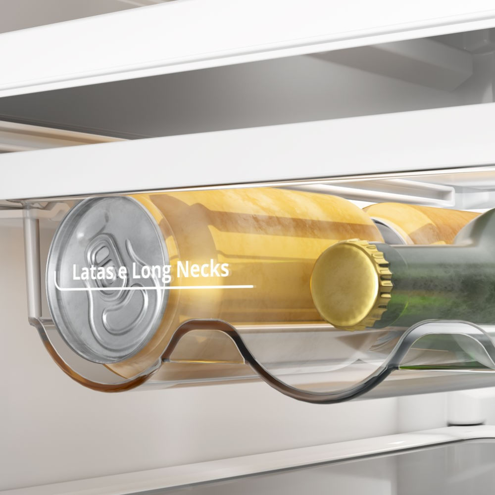 Encontraproduto.com.br - Geladeira Brastemp Frost Free Inverse 460 litros cor Inox com Freeze Control Advanced - BRE59AK