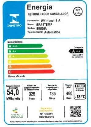 Encontraproduto.com.br - Geladeira Brastemp Frost Free Inverse 460 litros cor Inox com Freeze Control Advanced - BRE59AK