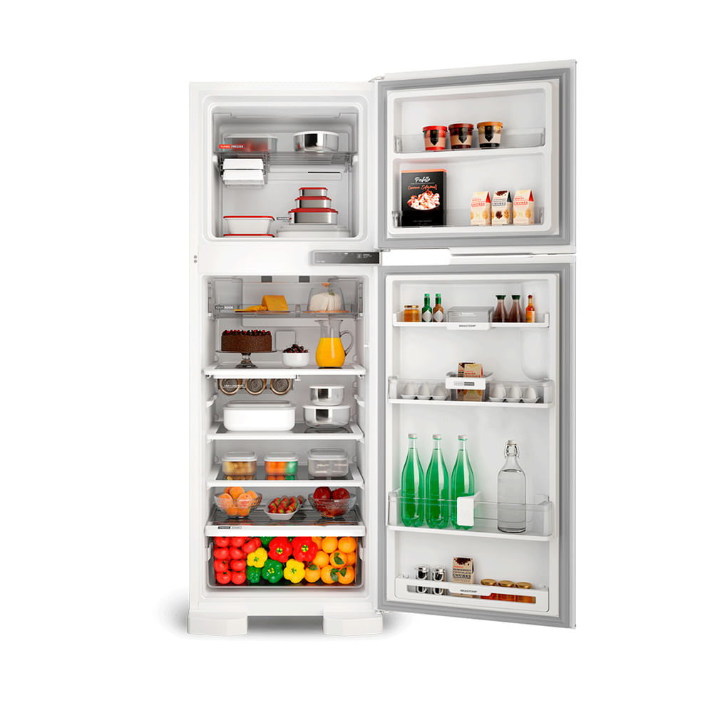 Encontraproduto.com.br - Refrigerador Brastemp Frost Free 375 Litros Branco BRM44 - 220 Volts