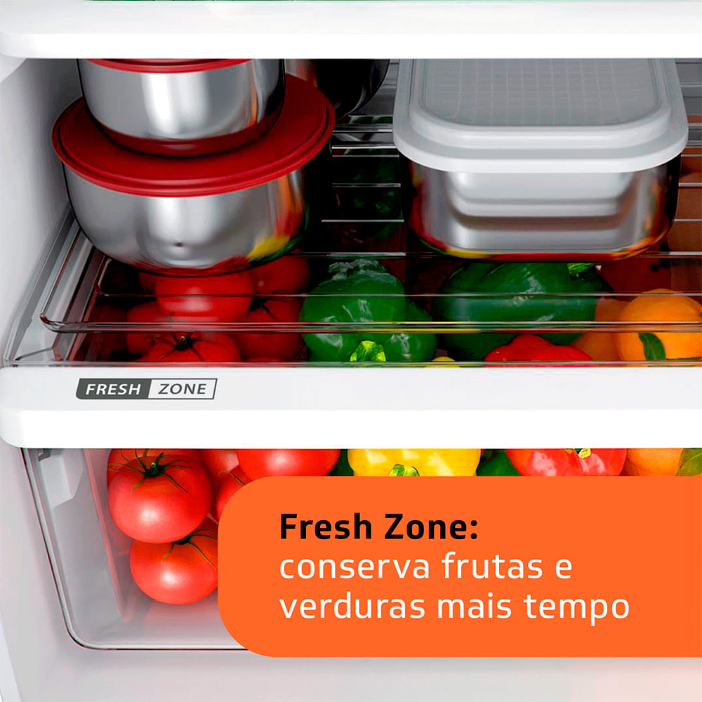 Encontraproduto.com.br - Refrigerador Brastemp Frost Free 375 Litros Branco BRM44 - 220 Volts