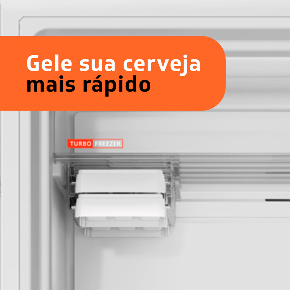Encontraproduto.com.br - Refrigerador Brastemp Frost Free 375 Litros Branco BRM44 - 220 Volts