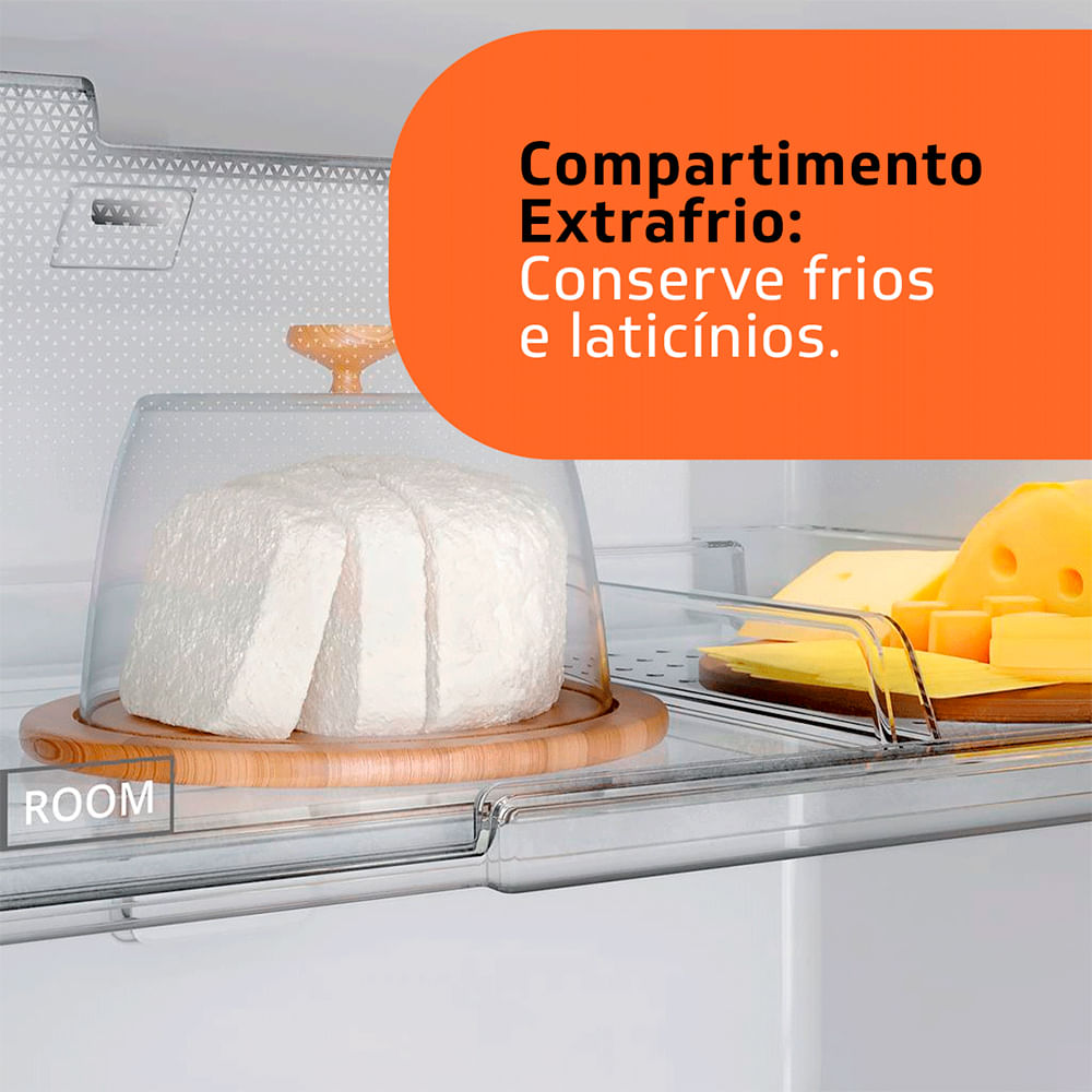 Encontraproduto.com.br - Refrigerador Brastemp Frost Free 375 Litros Branco BRM44 - 220 Volts