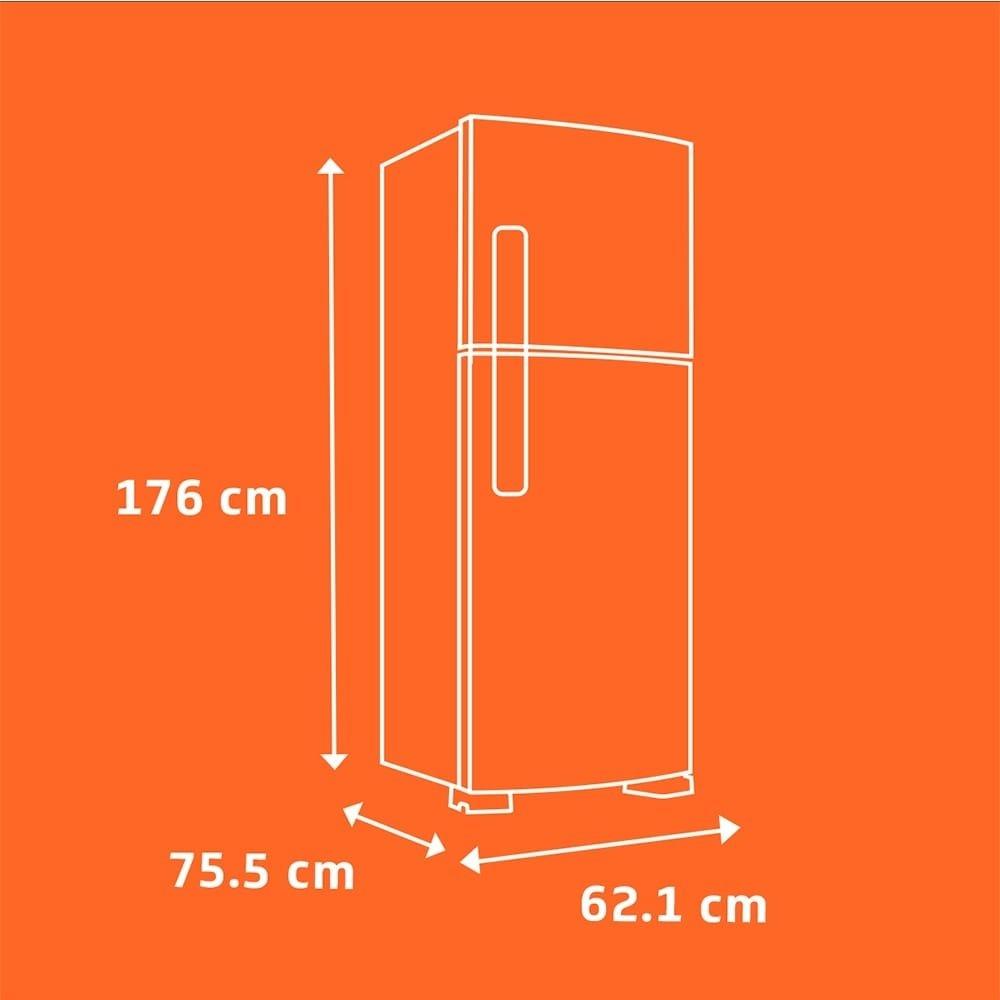 Encontraproduto.com.br - Refrigerador Brastemp Frost Free 375 Litros Duplex com Compartimento Extrafrio Inox BRM44HK - 127 Volts
