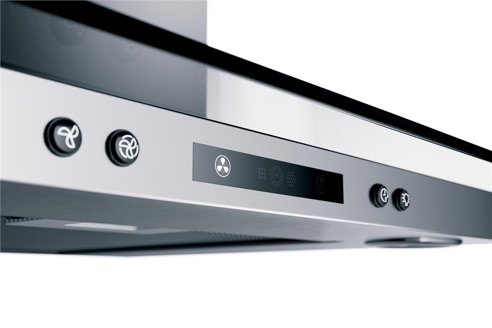 Encontraproduto.com.br - Coifa Vidro Plano Parede Brastemp 90 cm - BAP90AR