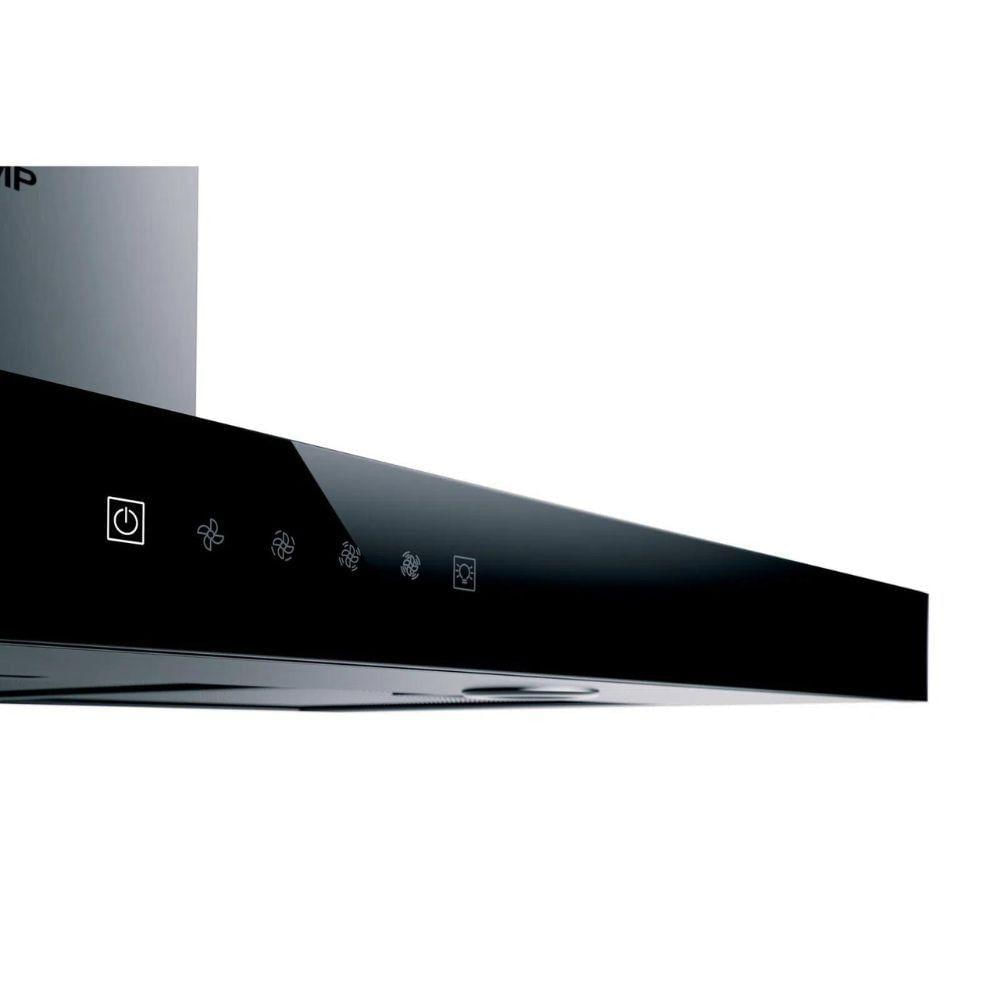 Coifa de Parede Brastemp Inox Tbox Painel Touch on Glass 90CM BAE90AR