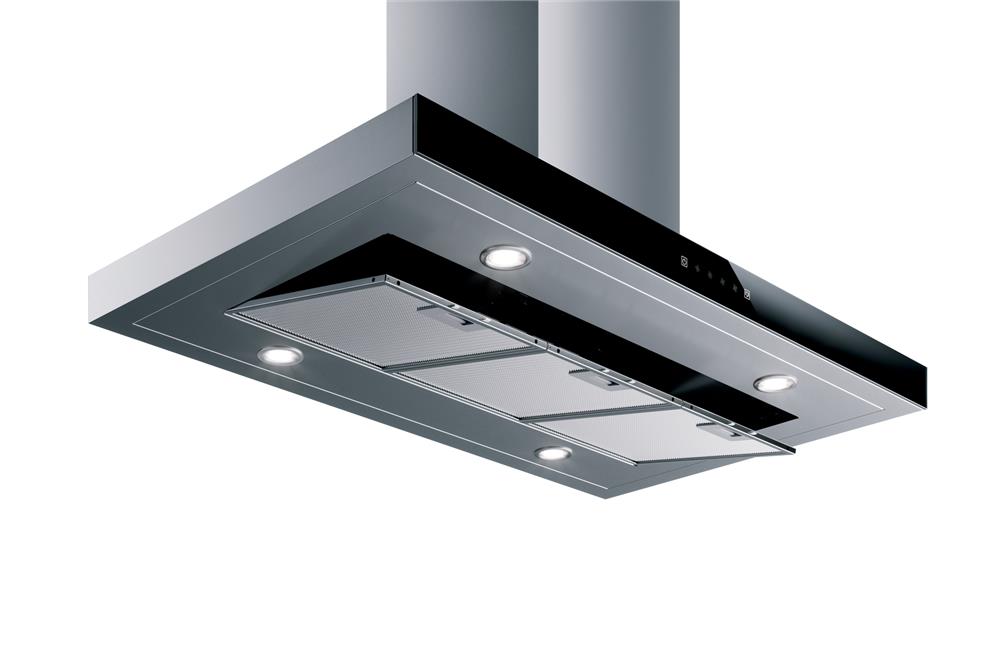 Encontraproduto.com.br - Coifa Tbox Ilha Brastemp 100 Cm - Baf10ar Cor Inox 110v