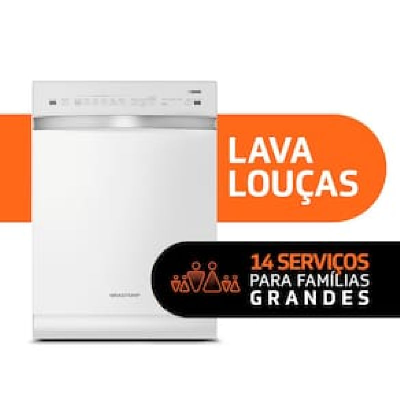 Lava-Louças Brastemp 14 Serviços Ciclo Pesado Branca BLF14AB