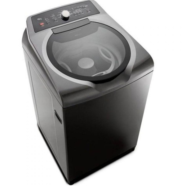 Lavadora de Roupas Double Wash 15Kg Grafite Brastemp 220V