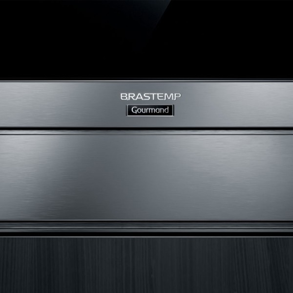 Encontraproduto.com.br - Gaveta Aquecida de embutir Brastemp Gourmand inox com capacidade de até 25kg - BOE15AR