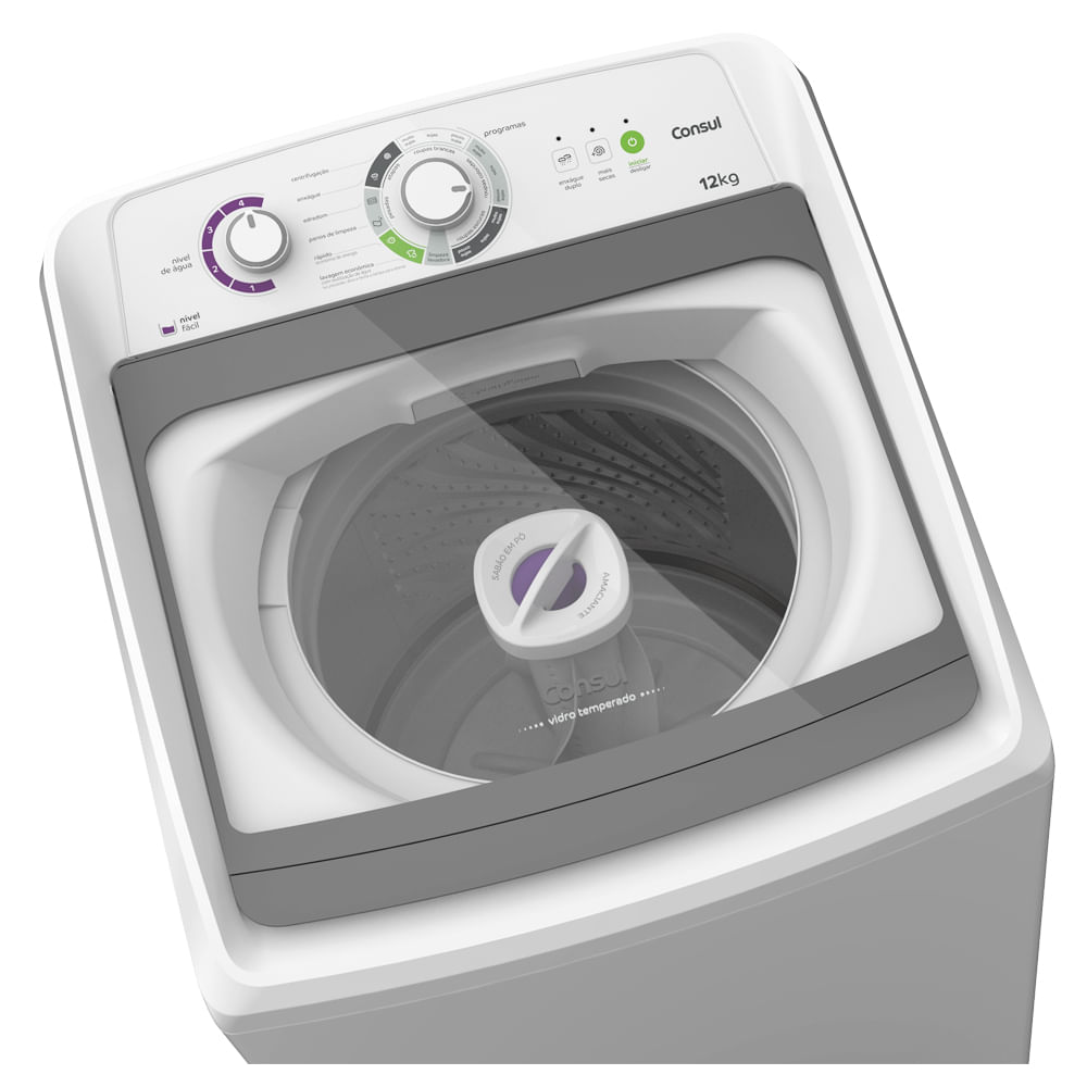 Encontraproduto.com.br - Máquina de Lavar Consul 12kg Dosagem Extra Econômica e Ciclo Edredom - CWH12ABAS1_WEXCELE_CF3227779