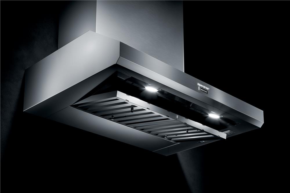 Coifa de Parede Brastemp Gourmand 90cm inox com alta sucção - BAR90BR