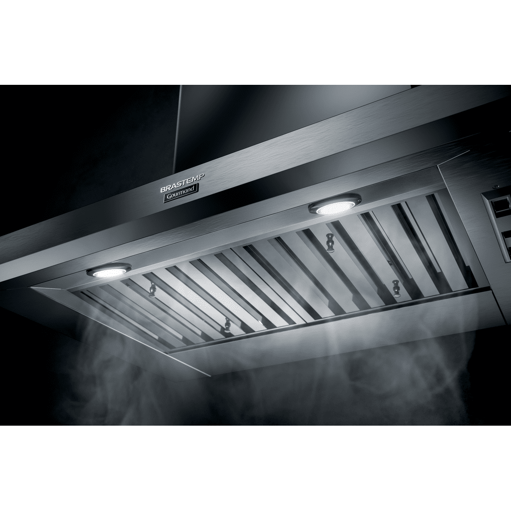 Encontraproduto.com.br - Coifa de Parede Brastemp Gourmand 90cm inox com alta sucção - BAR90BR
