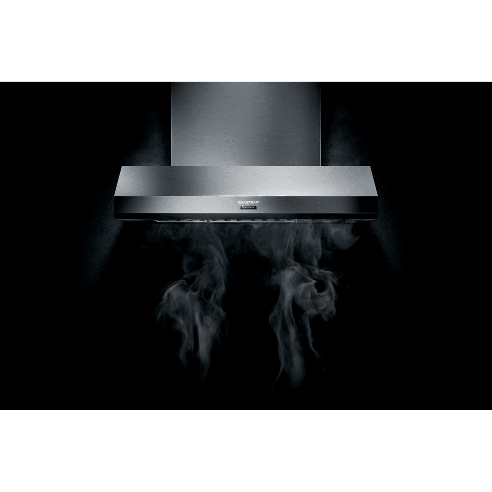 Encontraproduto.com.br - Coifa de Parede Brastemp Gourmand 90cm inox com alta sucção - BAR90BR
