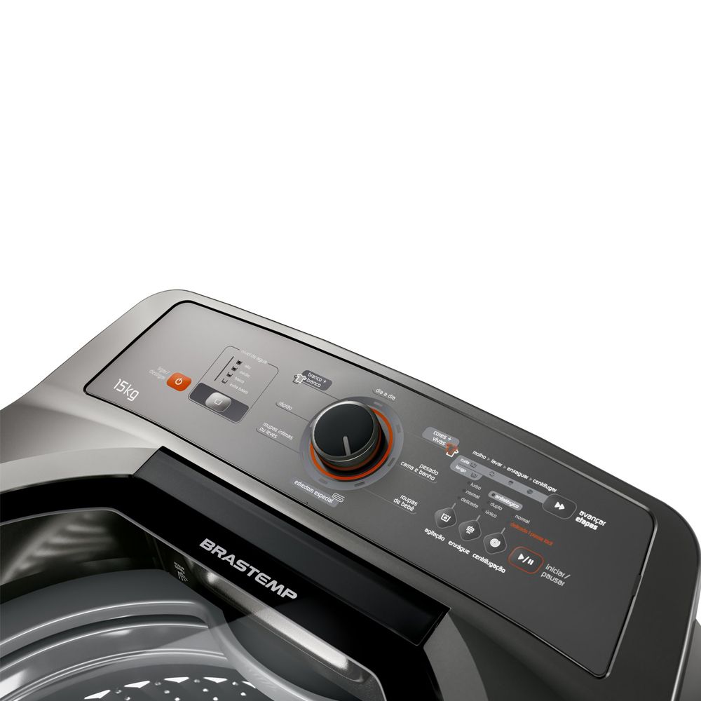 Encontraproduto.com.br - Máquina de Lavar Brastemp 15kg titânio com Ciclo Edredom Especial e Enxágue Anti-Alérgico - BWN15ATBS1_WEXCELE_CM3430374