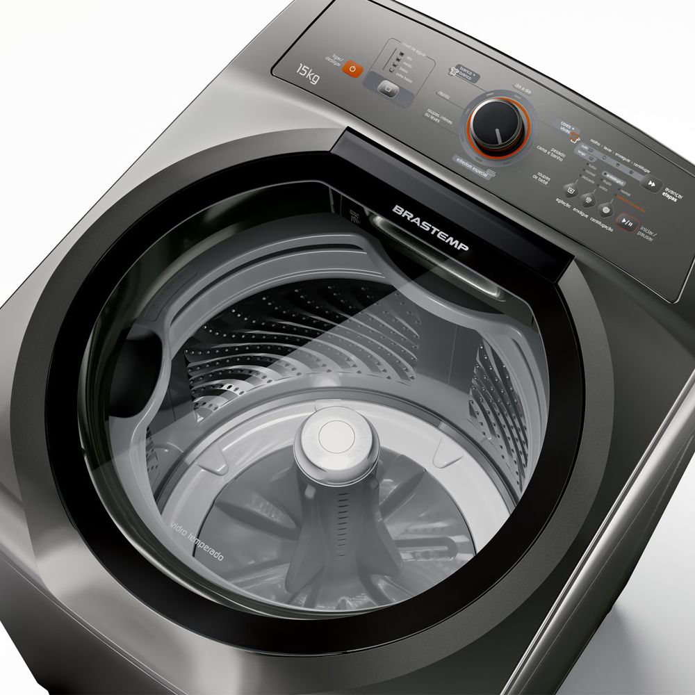 Encontraproduto.com.br - Máquina de Lavar Brastemp 15kg titânio com Ciclo Edredom Especial e Enxágue Anti-Alérgico - BWN15ATBS1_WEXCELE_CM3430374