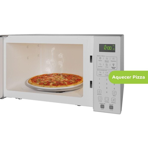 Encontraproduto.com.br - Micro-ondas Consul 32 Litros Branco com Menu Fácil - CMS46AB