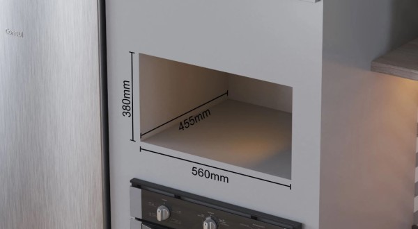 Encontraproduto.com.br - Microondas Consul de Embutir 32 Litros Preto com Design Moderno e Menu Fácil - CM146AE - 220V