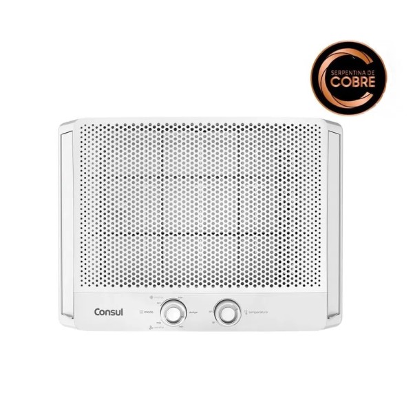 Encontraproduto.com.br - Ar Condicionado Janela Consul 10000 BTU/h Quente e Frio Mecânico CCS10FBBNA – 220 Volts