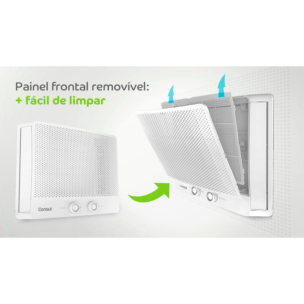 Encontraproduto.com.br - Ar condicionado janela 12000 BTUs Consul frio com design moderno - CCB12FB