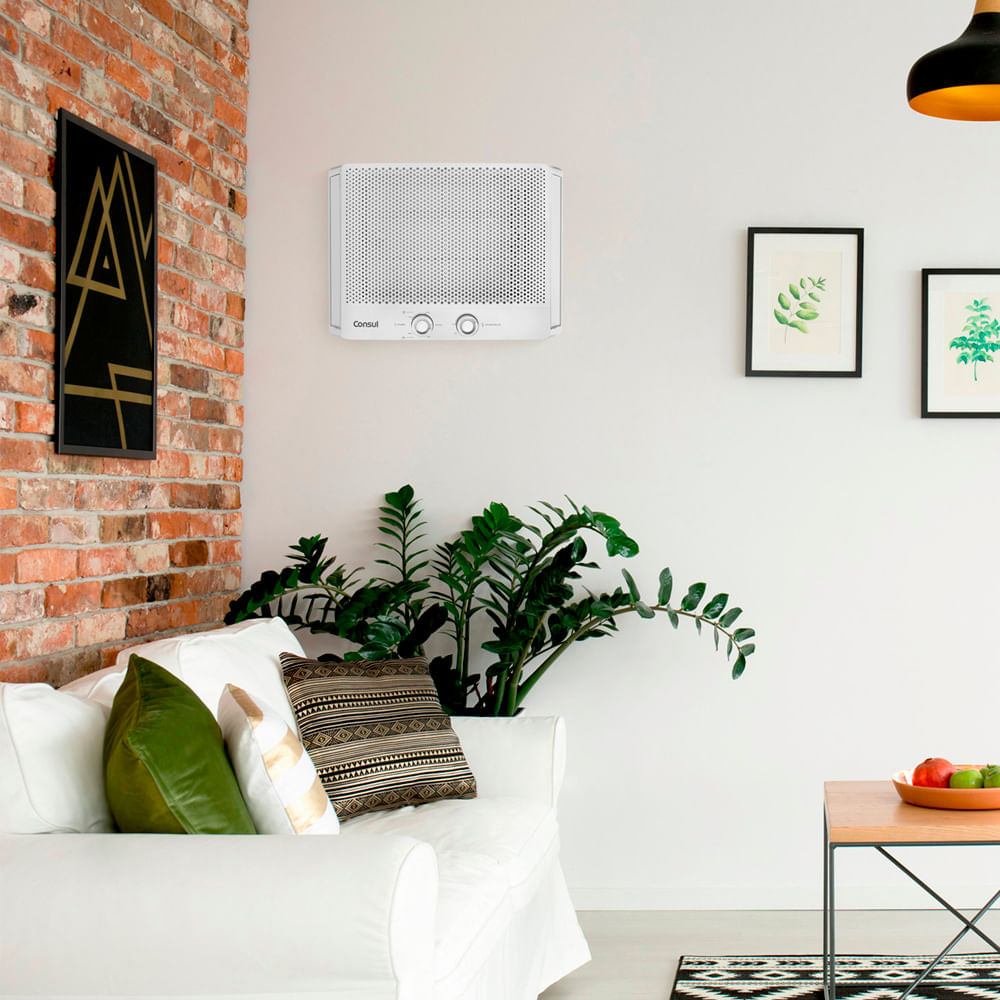 Encontraproduto.com.br - Ar condicionado janela 12000 BTUs Consul frio com design moderno - CCB12FB