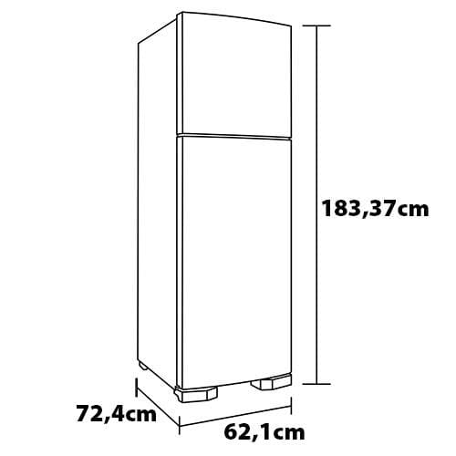 Encontraproduto.com.br - Geladeira Consul Frost Free Duplex 386 Litros Altura Flex Inox CRM44AK