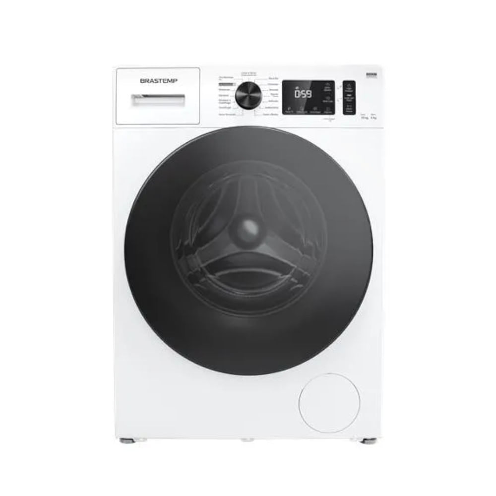 Encontraproduto.com.br - Lava e Seca Brastemp 10kg/6kg Smart Sensor Função Secagem Branca BNO10AB