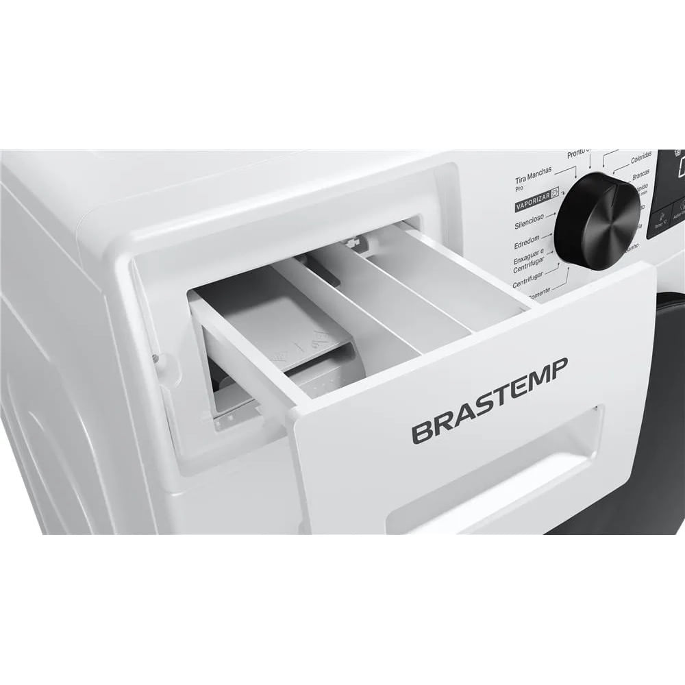 Encontraproduto.com.br - Lava e Seca Brastemp 10kg/6kg Smart Sensor Função Secagem Branca BNO10AB