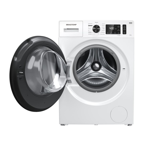 Encontraproduto.com.br - Lavadora Brastemp 10kg branca com Smart Sensor, Tira Manchas Pro e Motor Inverter - BNF10AB