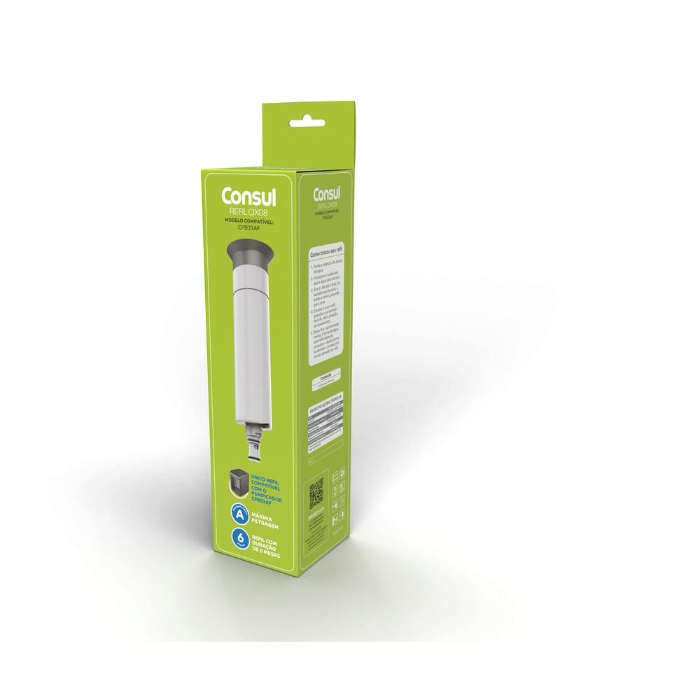 Encontraproduto.com.br - Refil Original Erva Doce para Purificadores de Água Consul (CPB33AN) - W11601003
