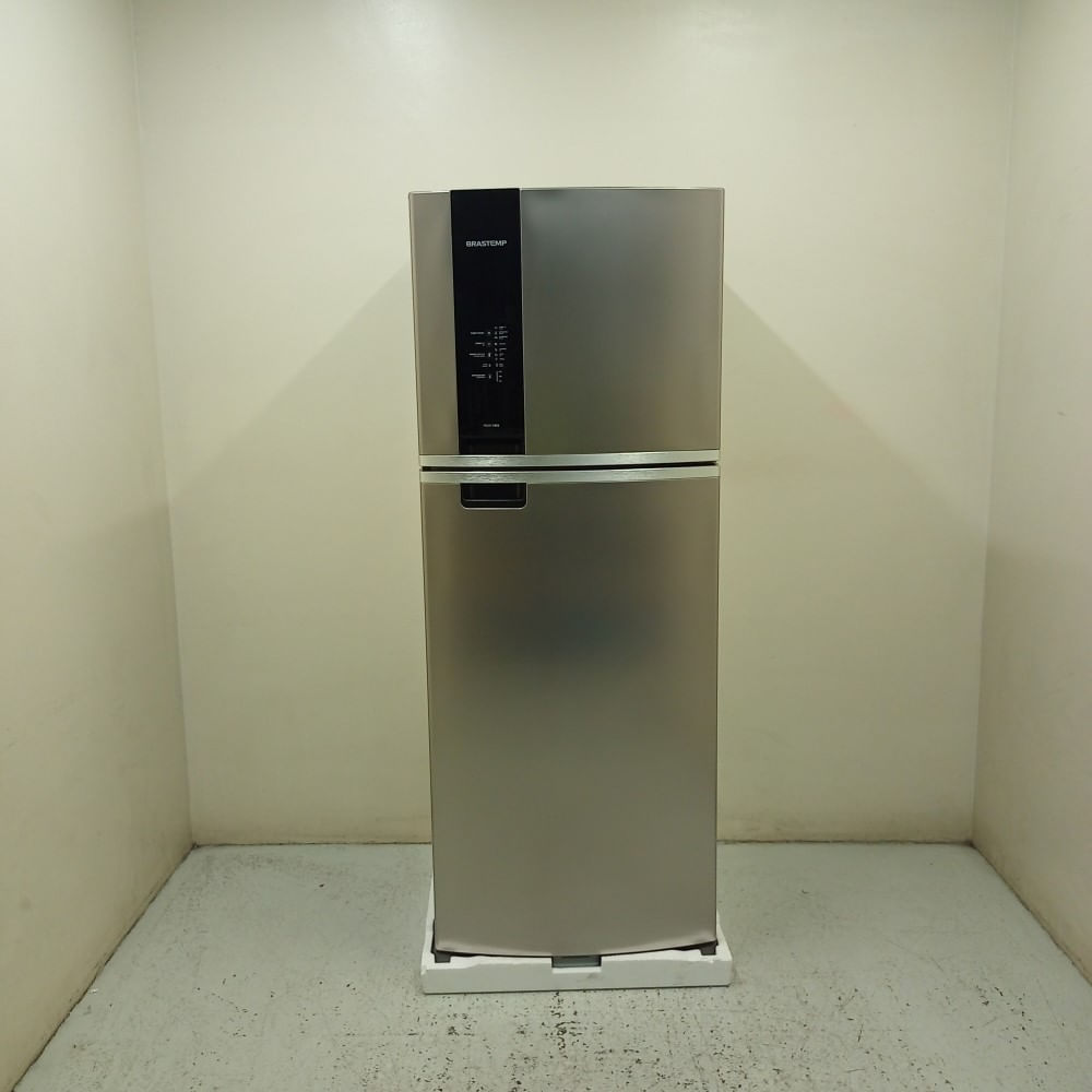 Encontraproduto.com.br - Geladeira Brastemp Frost Free Duplex 462 litros cor Inox* com Painel Eletrônico e Turbo control  - BRM55BKBS3_WBOM_JI4363110