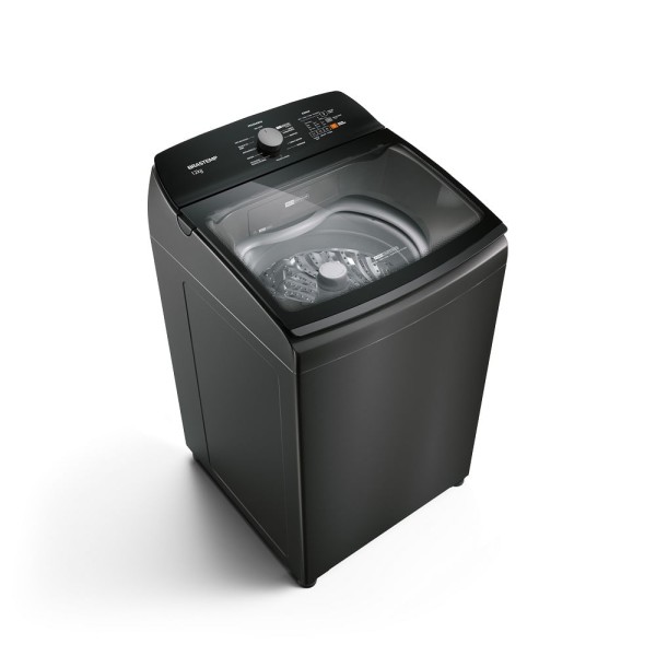 Lavadora de Roupas Brastemp 12Kg com Ciclo Tira Manchas Advanced e Ciclo Antibolinha Cinza Platinum BWK12B9 – 220 Volts