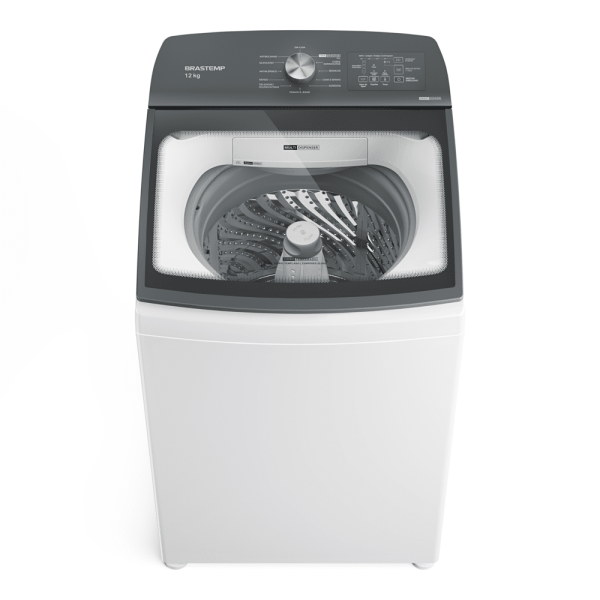 Encontraproduto.com.br - Máquina de Lavar Brastemp 12Kg Água Quente Ciclo Tira Manchas Pro e Smart Sensor Branca BWR12BB