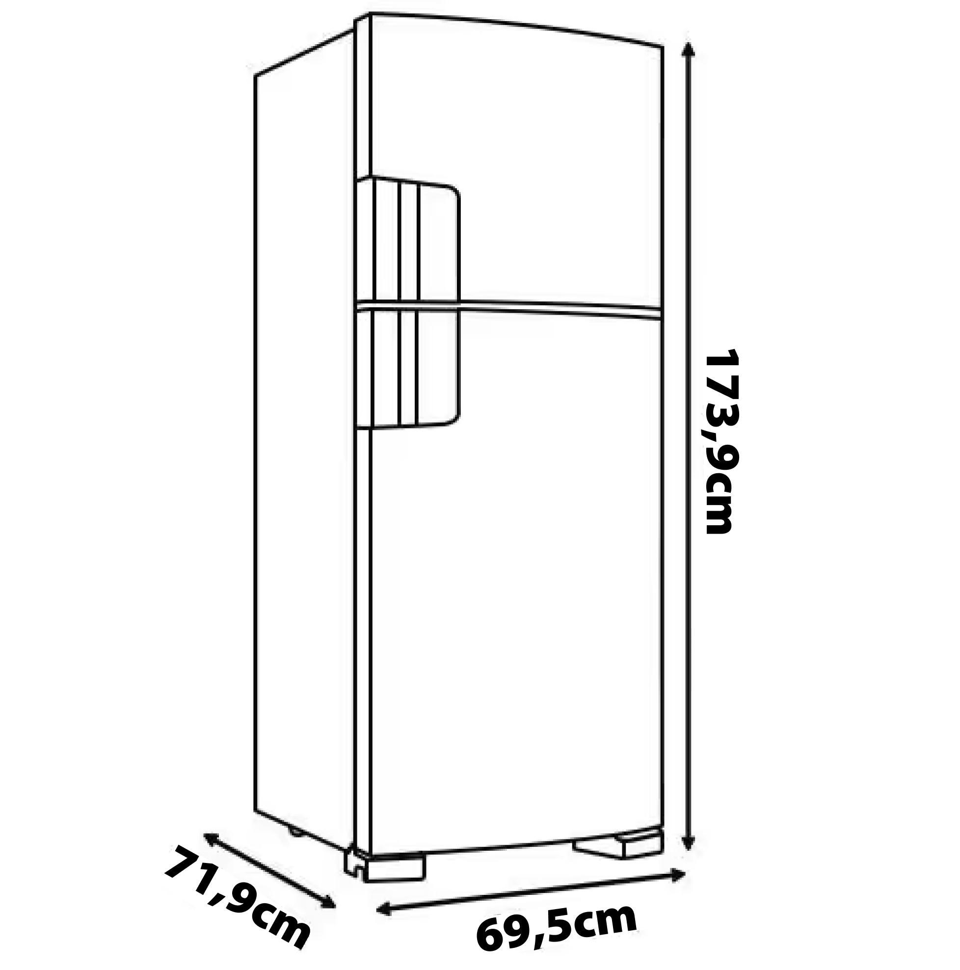 Encontraproduto.com.br - Geladeira Consul 410 Litros CRM50FB Duplex Frost Free com Espaço Flex Branca