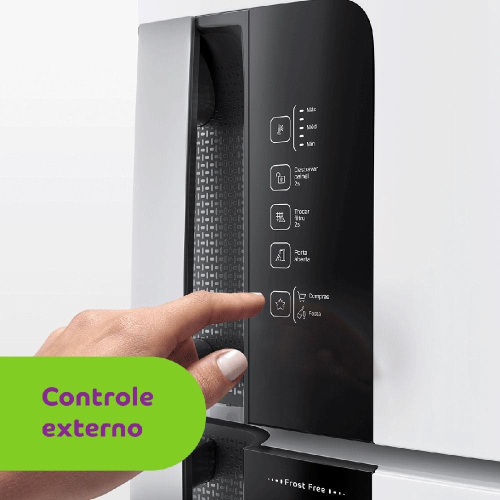 Encontraproduto.com.br - Refrigerador Consul Frost Free CRM56FB 451 Litros Branco 127V