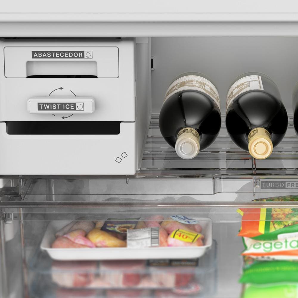 Geladeira Brastemp Eclipse Collection Frost Free Inverse A+++ 447 litros cor Black Inox com Smart Flow e Fresh Box - BRE57FE