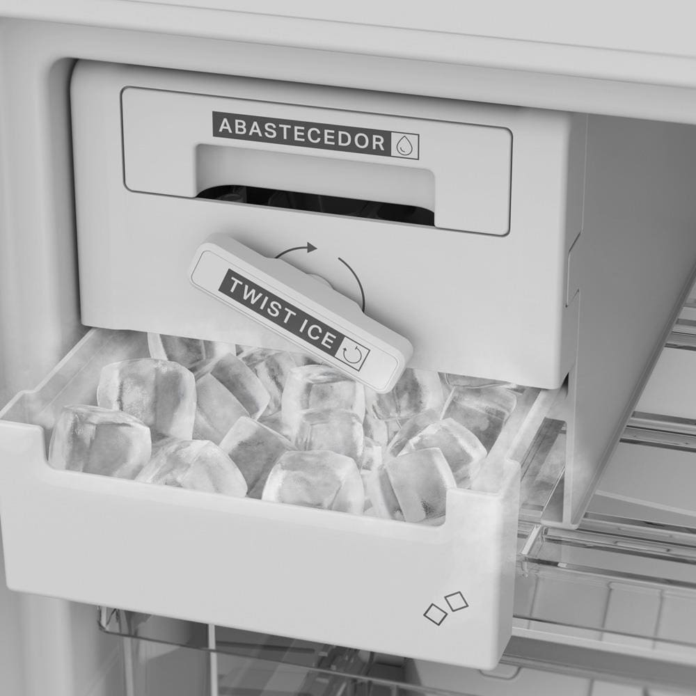 Encontraproduto.com.br - Geladeira Brastemp Eclipse Collection Frost Free Inverse A+++ 447 litros cor Black Inox com Smart Flow e Fresh Box - BRE57FE